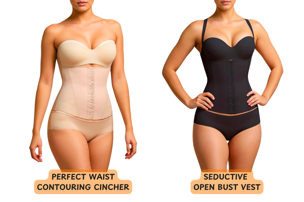 Open Bust Vest vs. Waist Cincher