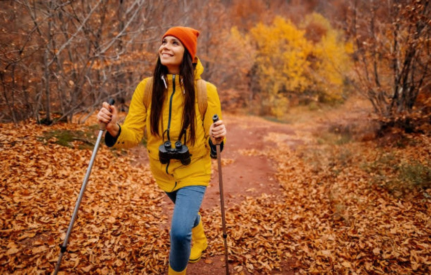 Women in Autumn’s Glow